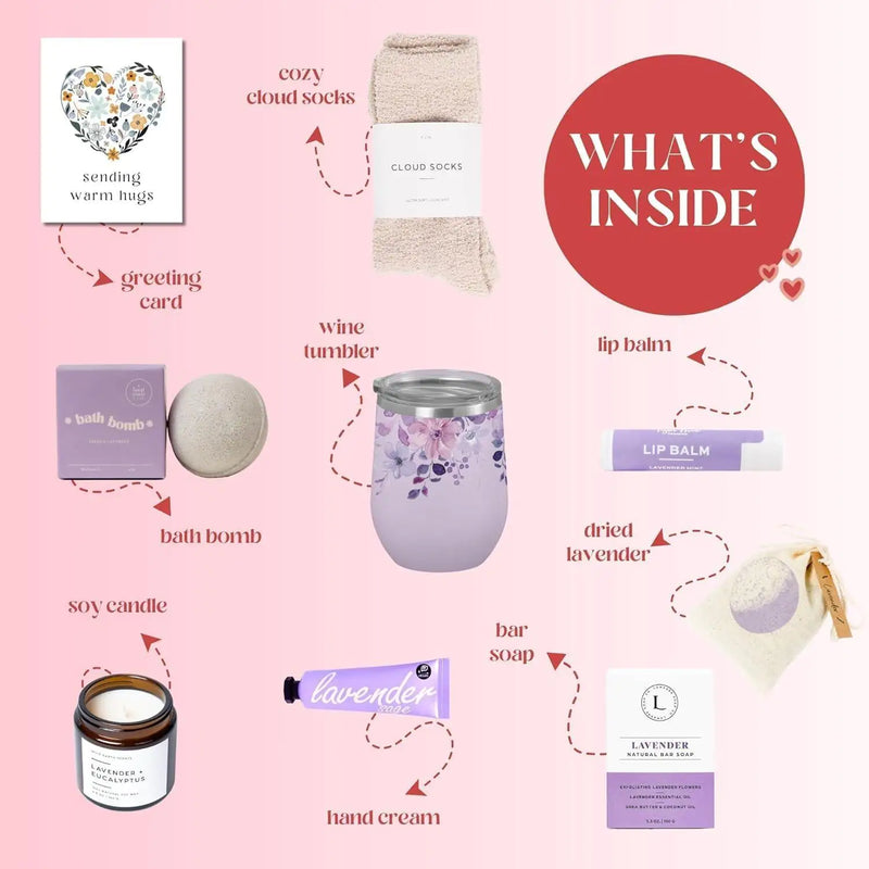 ✨ Amethyst Calm – Relaxation Spa Gift Set ✨